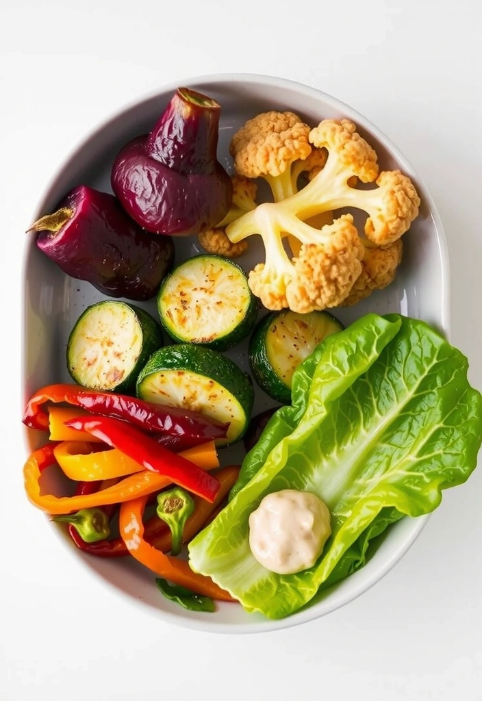 Serie warzyw po 5 metodach obróbki.